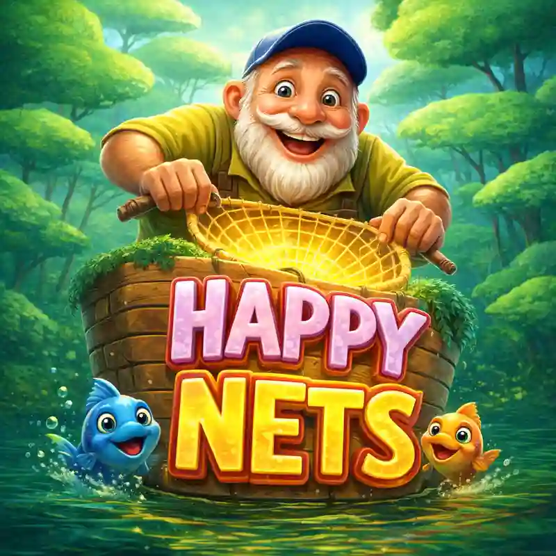 Happy Nets Online Slot Game Banner